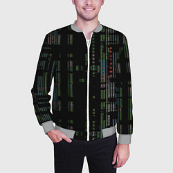 Бомбер мужской Shutdown, цвет: 3D-меланж — фото 2