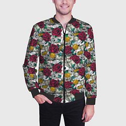 Бомбер мужской Счастливчик Lucky, цвет: 3D-черный — фото 2