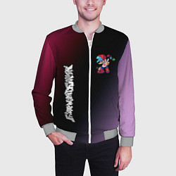 Бомбер мужской FRIDAY NIGHT FUNKIN - ПАРЕНЬ, цвет: 3D-меланж — фото 2