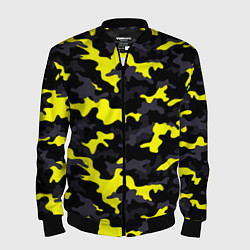 Бомбер мужской Black Camo, цвет: 3D-черный