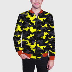 Бомбер мужской Black Camo, цвет: 3D-красный — фото 2