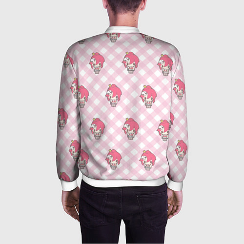 Мужской бомбер Yoko pattern / 3D-Белый – фото 4