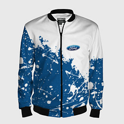 Бомбер мужской Ford форд, цвет: 3D-черный