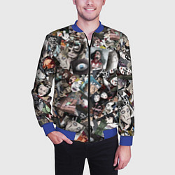 Бомбер мужской Ito Junji Collection, цвет: 3D-синий — фото 2