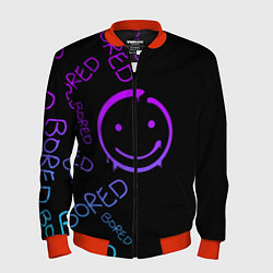 Мужской бомбер Neon Bored Half pattern