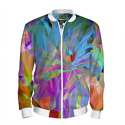 Мужской бомбер Abstract color pattern Summer 2022