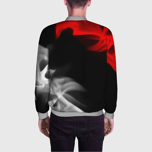 Мужской бомбер ЦИВИЛИЗАЦИЯ 6 Огонь / 3D-Меланж – фото 4