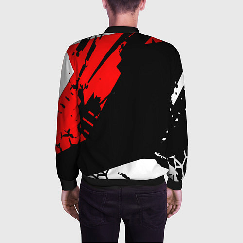 Мужской бомбер FREE FIRE ФРИ ФАЕР / 3D-Черный – фото 4