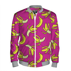 Бомбер мужской Banana pattern Summer Color, цвет: 3D-меланж