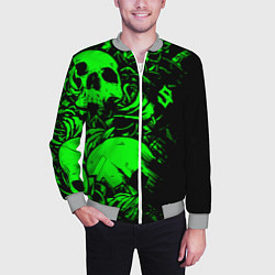 Бомбер мужской Сабатон sabaton черепа, цвет: 3D-меланж — фото 2