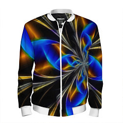 Бомбер мужской Neon vanguard pattern Fashion 2023, цвет: 3D-белый