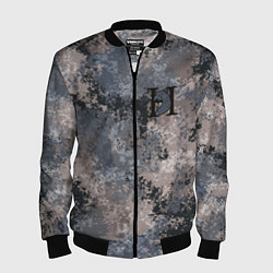 Бомбер мужской Дюна Харконены пустынный камуфляж, цвет: 3D-черный
