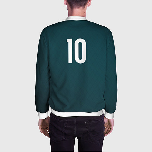 Мужской бомбер Basketball Champion / 3D-Белый – фото 4