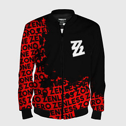 Бомбер мужской Zenless Zone Zero капля арт, цвет: 3D-черный