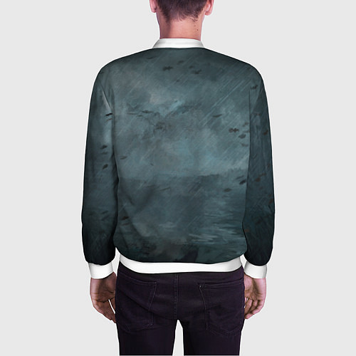 Мужской бомбер Leos Падший Ангел Одиночества / 3D-Белый – фото 4