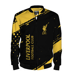 Бомбер мужской Liverpool fc ливерпуль фс, цвет: 3D-черный