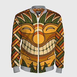 Бомбер мужской Polynesian tiki LUCKY, цвет: 3D-меланж