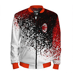 Бомбер мужской Ac milan краска, цвет: 3D-красный