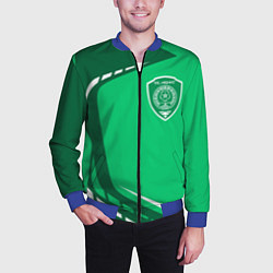 Бомбер мужской ФК АХМАТ - SPORTWEAR, цвет: 3D-синий — фото 2