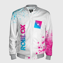 Бомбер мужской Roblox Neon Gradient FS, цвет: 3D-меланж