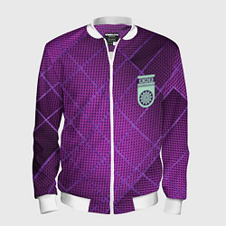 Бомбер мужской Фанат ФК Уфа, цвет: 3D-белый