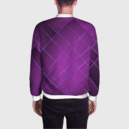 Мужской бомбер Фанат ФК Уфа / 3D-Белый – фото 4