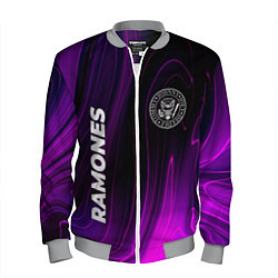 Мужской бомбер Ramones Violet Plasma