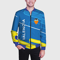 Бомбер мужской Valencia Абстракция, цвет: 3D-синий — фото 2