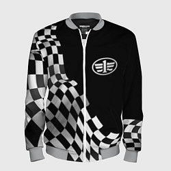 Бомбер мужской FAW racing flag, цвет: 3D-меланж