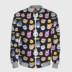 Бомбер мужской Skzoo pattern, цвет: 3D-меланж