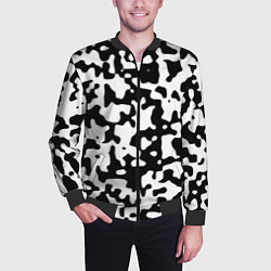 Бомбер мужской Камуфляж Cowskin средний, цвет: 3D-черный — фото 2
