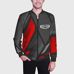 Бомбер мужской Geely sports racing, цвет: 3D-черный — фото 2