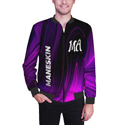 Бомбер мужской Maneskin violet plasma, цвет: 3D-черный — фото 2