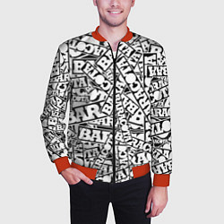 Бомбер мужской Baracota Stickers, цвет: 3D-красный — фото 2