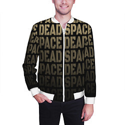 Бомбер мужской Dead Space или мертвый космос, цвет: 3D-белый — фото 2