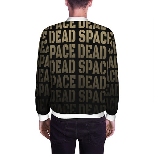 Мужской бомбер Dead Space или мертвый космос / 3D-Белый – фото 4