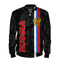 Мужской бомбер Russia black style