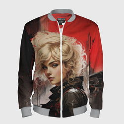 Бомбер мужской Смотрящая за районом, цвет: 3D-меланж