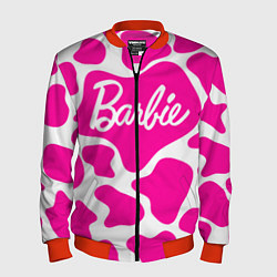 Мужской бомбер Животный паттерн - Барби