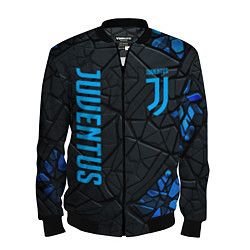 Бомбер мужской Juventus logo, цвет: 3D-черный
