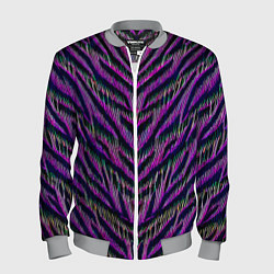 Бомбер мужской Mirror abstraction - neural network, цвет: 3D-меланж