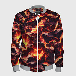 Бомбер мужской Бурлящая лава, цвет: 3D-меланж