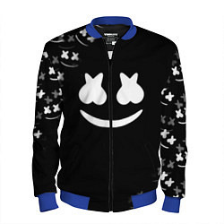 Бомбер мужской Marshmello black collection, цвет: 3D-синий