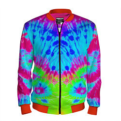 Мужской бомбер Tie-Dye abstraction