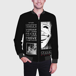 Бомбер мужской Commandments of Carthenon Temple, цвет: 3D-черный — фото 2