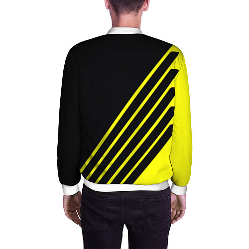 Мужской бомбер Borussia sport line uniform / 3D-Белый – фото 4