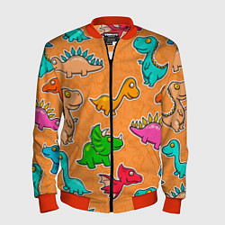 Мужской бомбер Маленькие динозавры