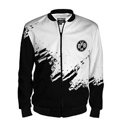 Бомбер мужской Borussia sport краски, цвет: 3D-черный