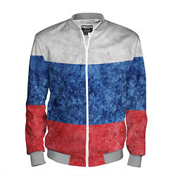 Бомбер мужской Флаг России разноцветный, цвет: 3D-меланж