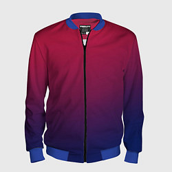 Бомбер мужской Gradient red-blue, цвет: 3D-синий